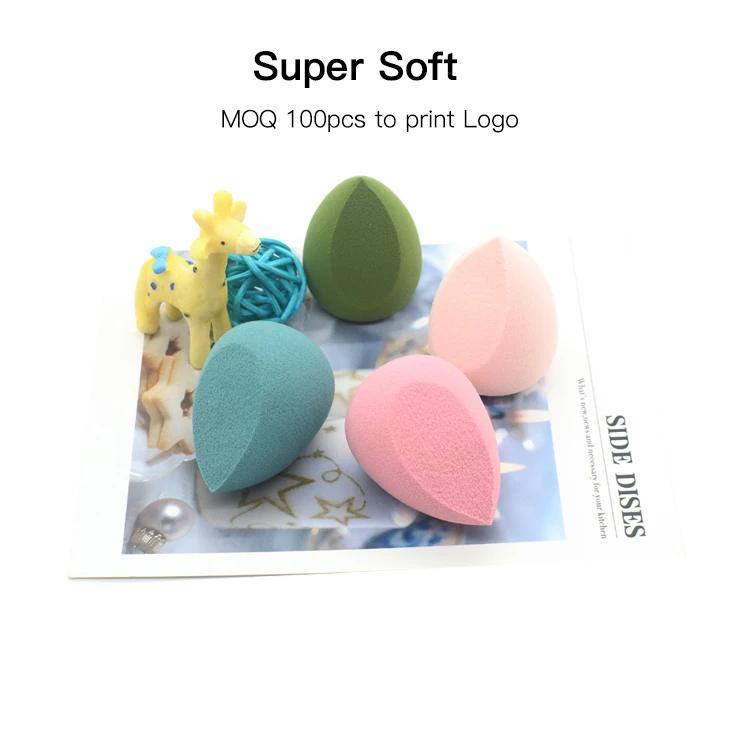 
Free Samples Non Latex Make up Sponges Super Soft Cosmetic Powder Puff Blending Beauty Makeup Sponge Blender Factory Supplier 