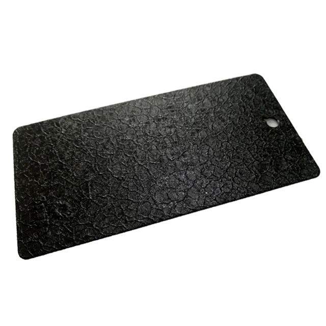 Оптовая продажа, электронное порошковое покрытие с черной текстурой крокодила