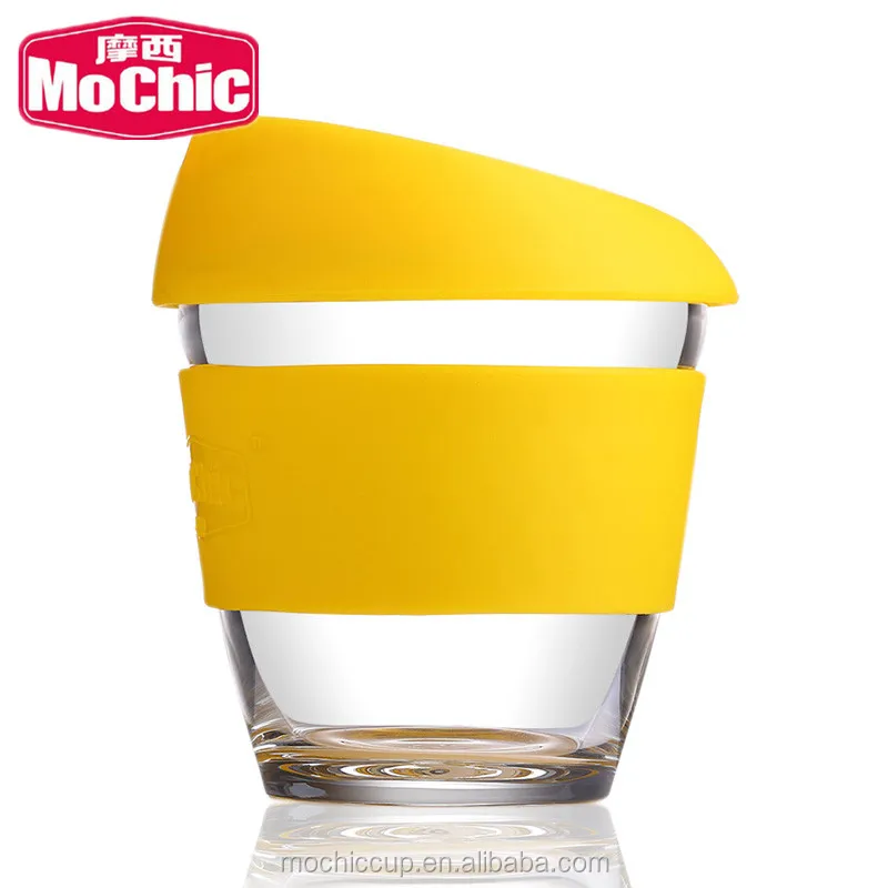 Удобная чашка кофе многоразовый стеклянный чай чашка без ручки