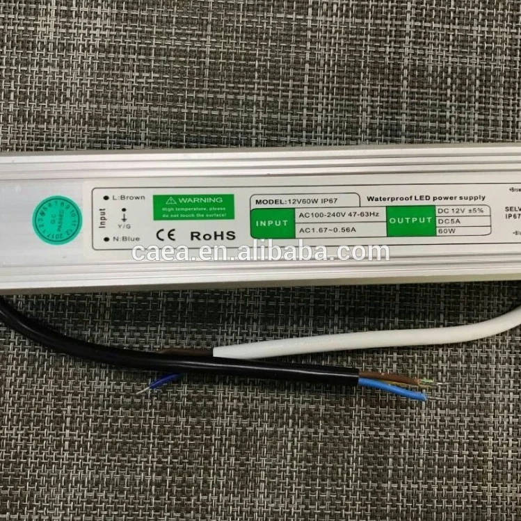 12v 24v 3A 5A water-proof IP67 power supply driver transformer HYDY3A for mirror cabinet led strip touch sensor switch