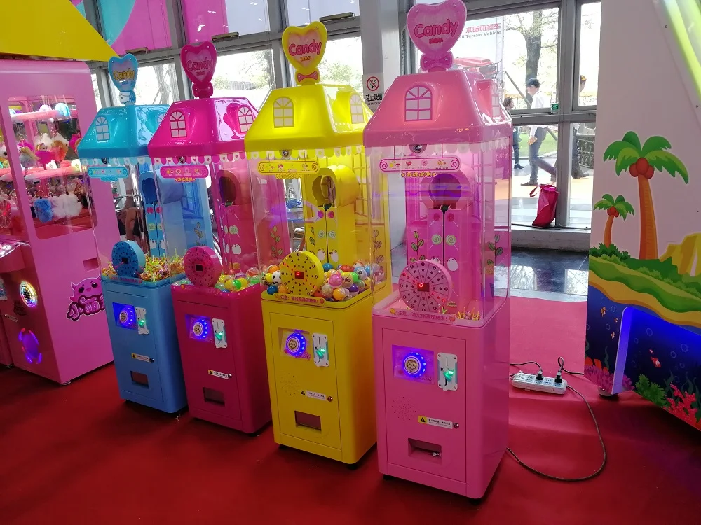 Indoor coin operated candy house claw toy vending game machine