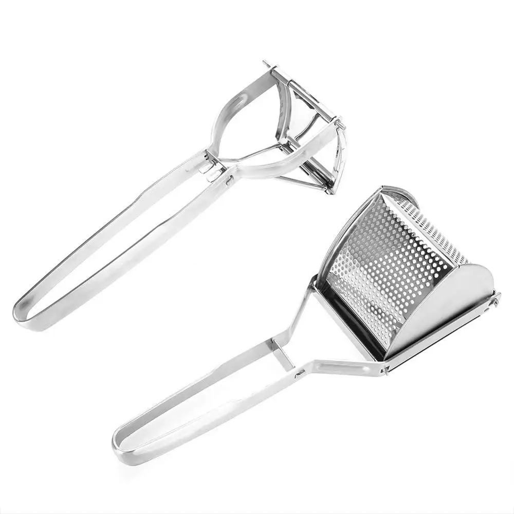 Heavy Duty Stainless Steel Potato Ricer Manual Masher for Potatoes, Fruits, Vegetables, Yams, Squash, Baby Food and More