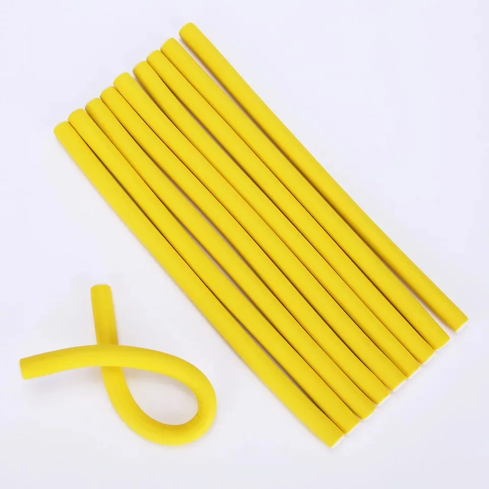 Wholesale Hair Curling Flexi Rods Soft Bendy Long Rollers Foam Magic Air Hair Rollers