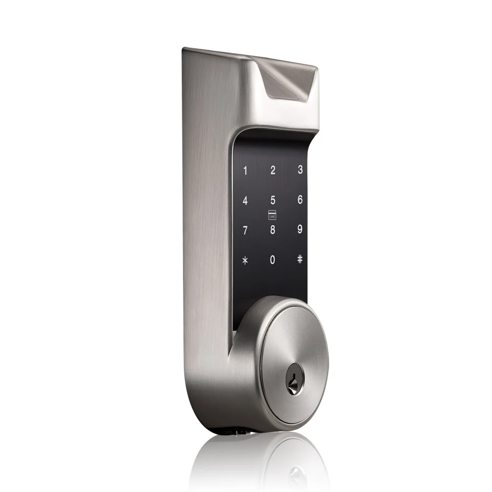 IC card Password Door Lock with B-luetooth Auto Close and Open Door