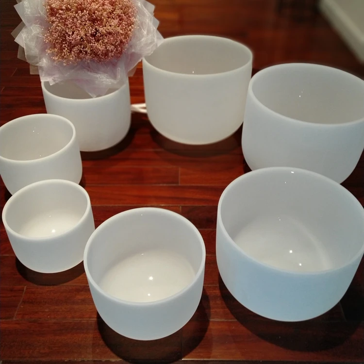 
2019 Most Popular High Quality Frosted Crystal Bowl For Meditation 