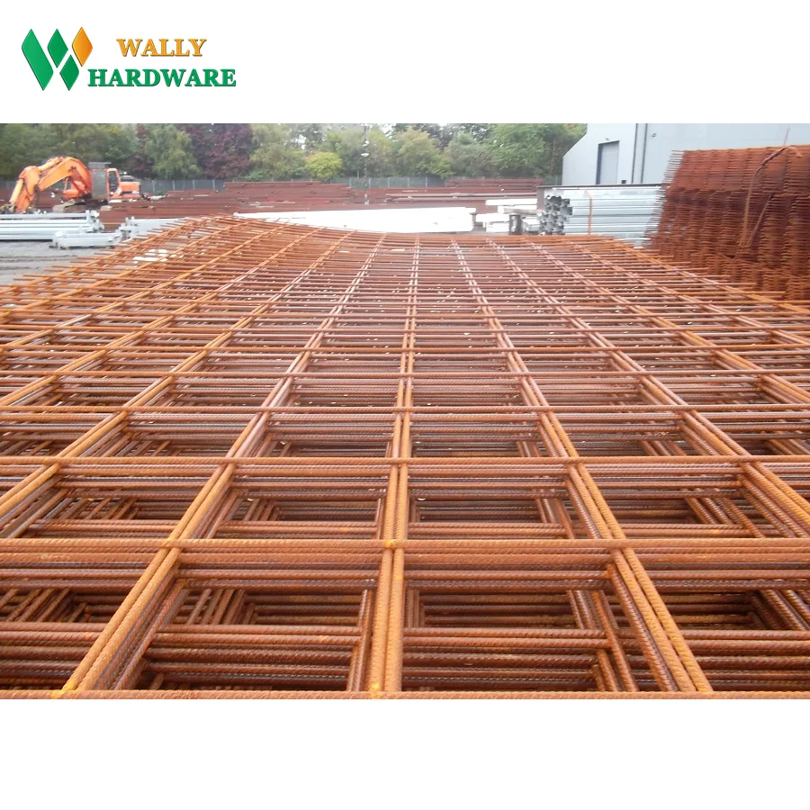 Cheap Price A98 A142 A292 Sl 62 72 82 92 102 Brc Concrete Welded Deformed Reinforcing Rib Rebar Wire Mesh