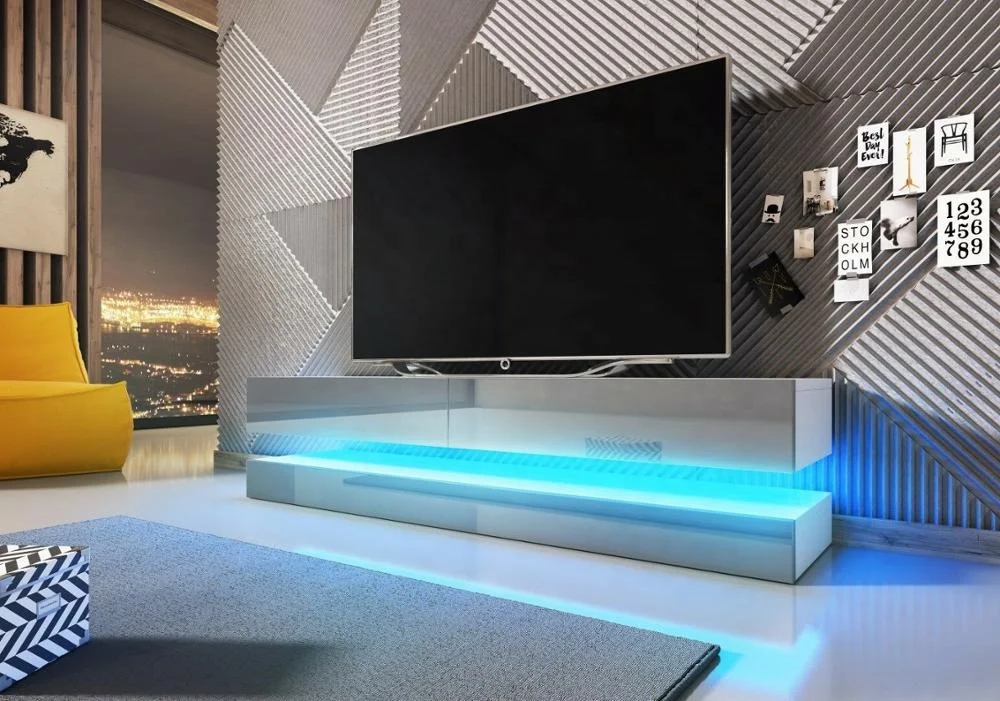 Modern led New Model TV Stand Wooden Furniture TV Showcase