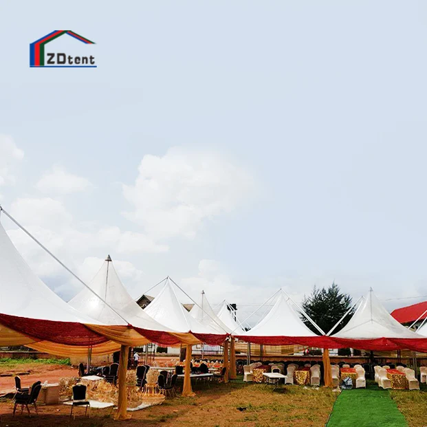 5/m/6m/8m high peak tent pagoda outdoor small party tent for sale