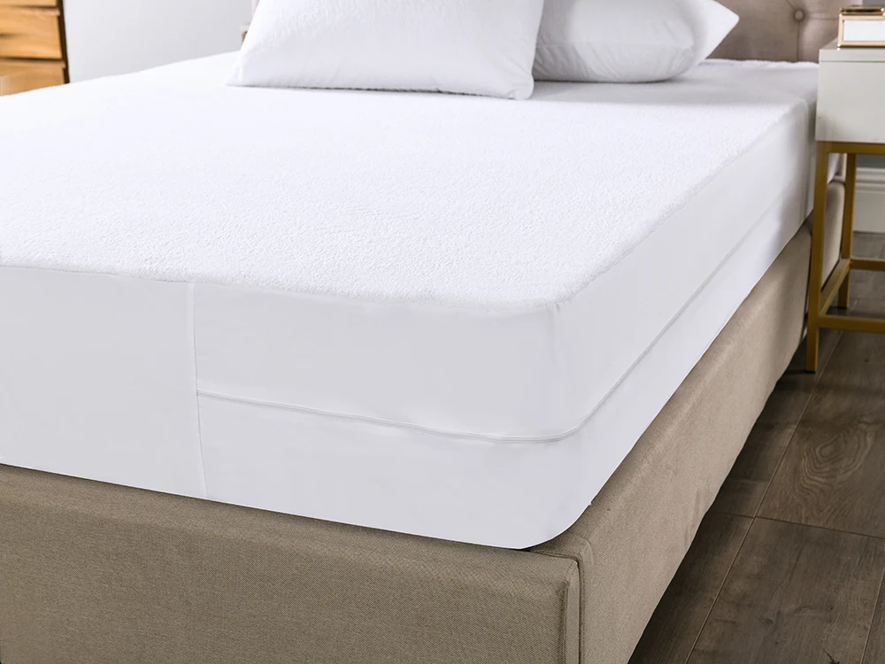 
Best Seller 10 Years Warranty Queen Size Terry Cloth Waterproof Mattress Protector with zipper 