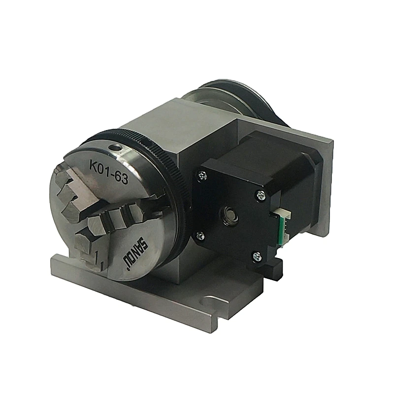 65mm 3 jaw chuck cnc router rotary axis cnc lathe tailstock for cnc lathe