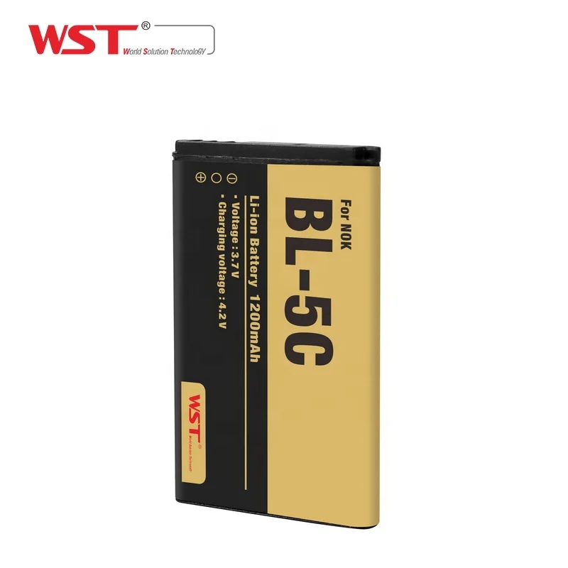Shenzhen WST 1200mAh Digital Mobile Charging Battery for Nokia BL-5C