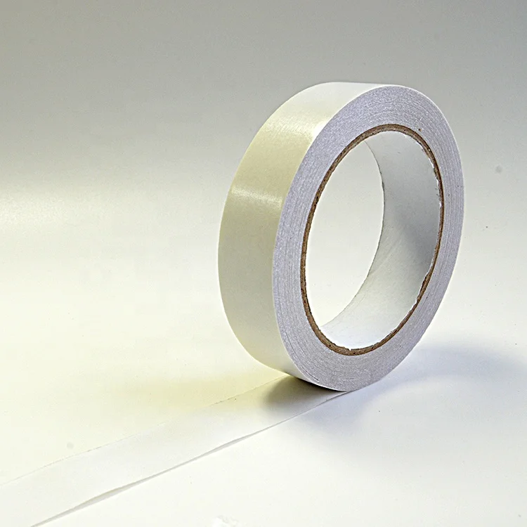 Non woven waterproof easily removable 50 mm wide double sided coated acrylic tissue paper self adhesive tape for bonding