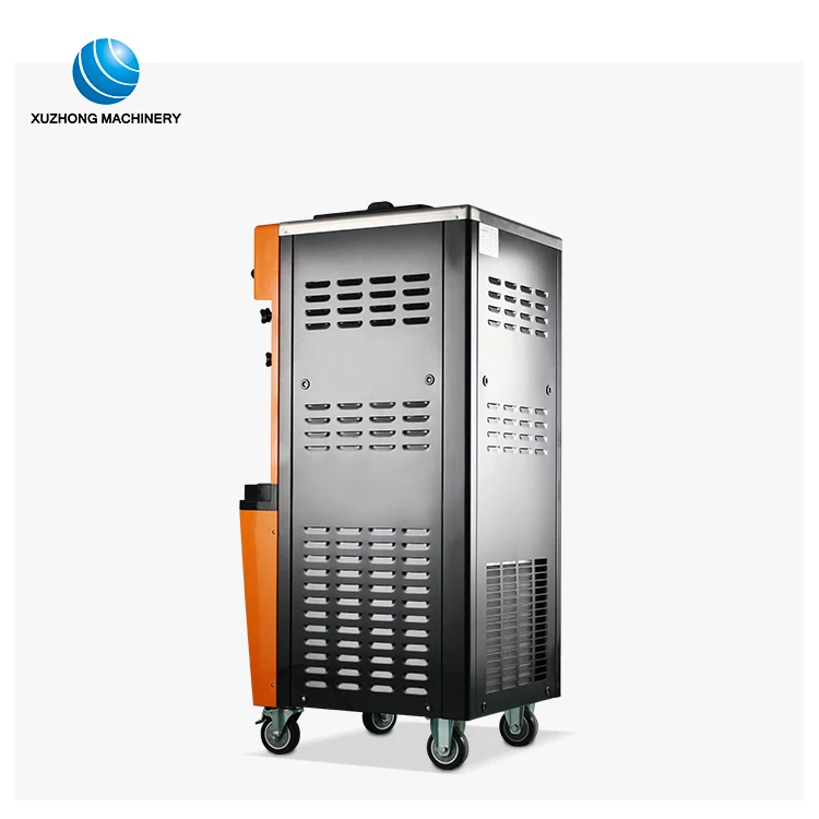 220V Hopper Cooling soft serve ice cream machine /commercial soft serve ice cream machine