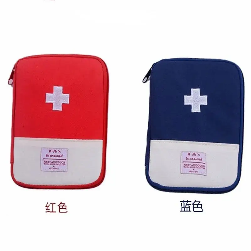 Empty Mini Medical First Aid Kit Pouch Organizer Bag
