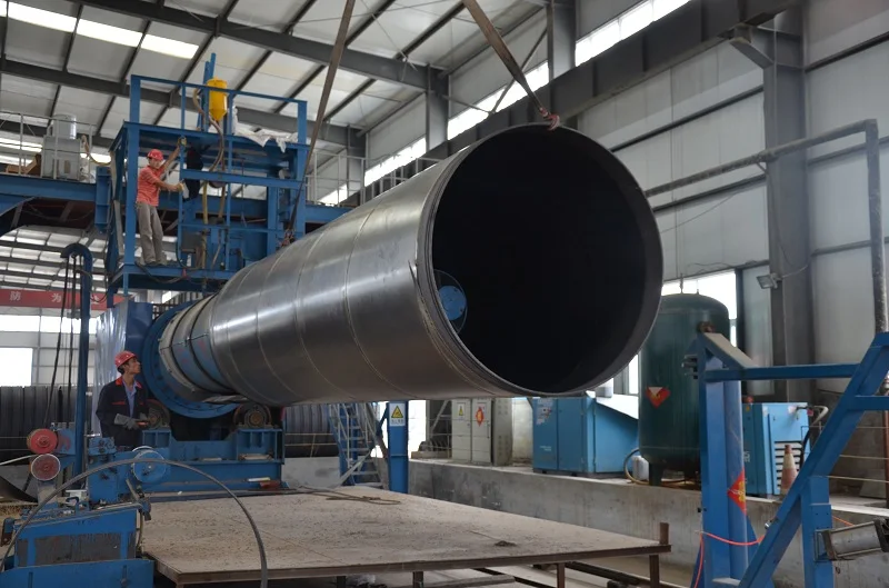 Precast JCCP PCCP RCCP Reinforced Cage Microtunnel Concrete Jacking Drainage Pipe Steel Cylinder Welding Machine