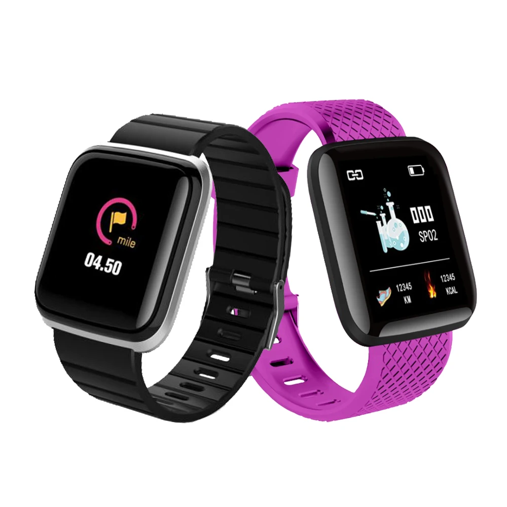 Intelligent smartwatch promotion 2019 smart bracelet b6 sport fitness watch with pedometer monitor