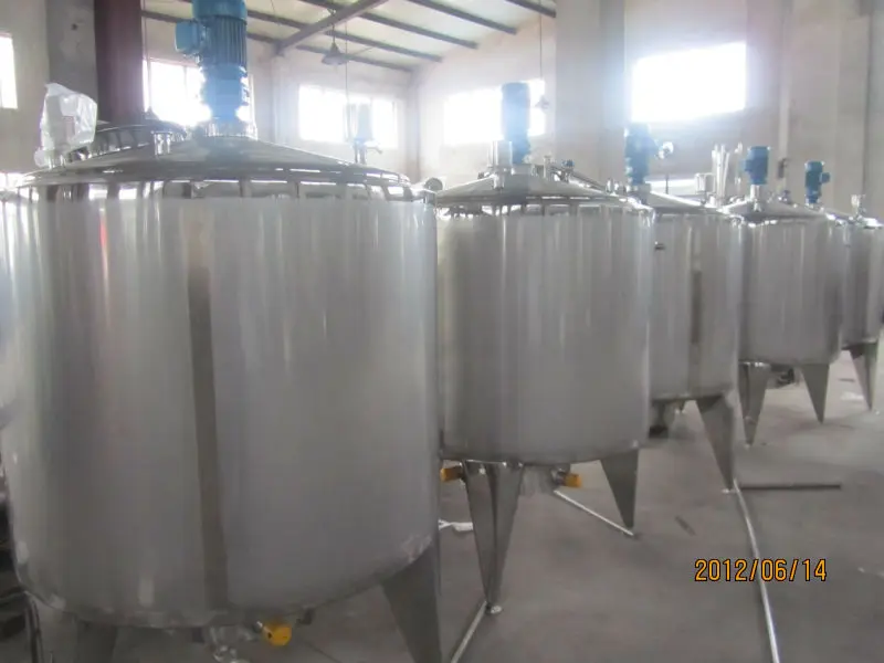 Food Sanitary Stainless Steel 2000L Milk Mature Tank