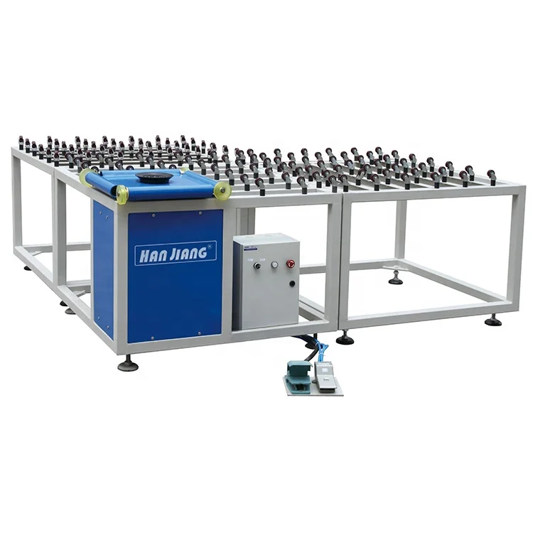 sealant spreading rotated table for hollow glass machine production