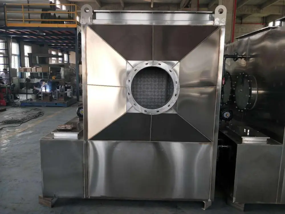 Horizontal Stainless Steel Industrial Fume Scrubber/Wet Gas Scrubber
