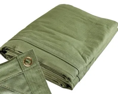 Waterproof cotton duck canvas