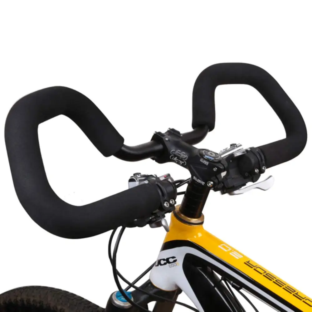 Cycling Road  Aluminium Alloy Mulit-Position Black Handlebar and Sponge Handlebar