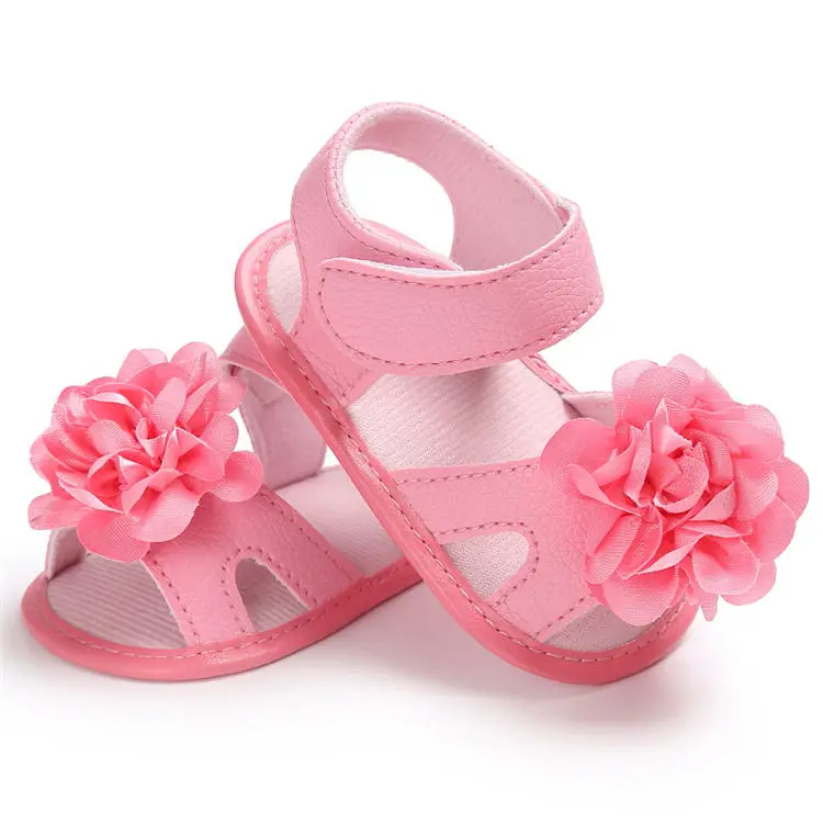 Китайская фабрика, цветные сандалии на мягкой подошве для детей 0-24 месяцев, для первых шагов, детские сандалии