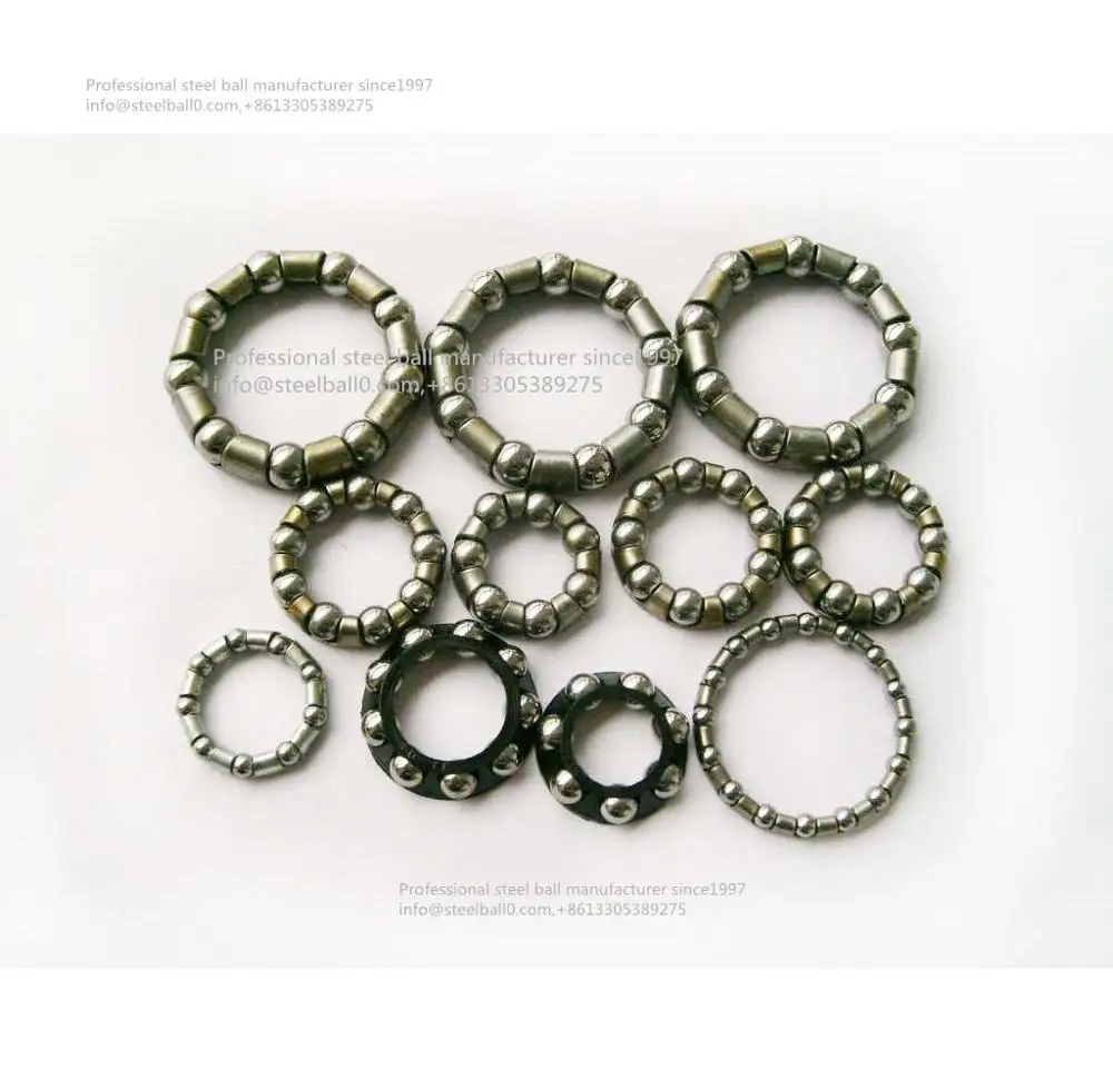 7/32X9 Steel Ball Retainer Bicycle Ball Bearing