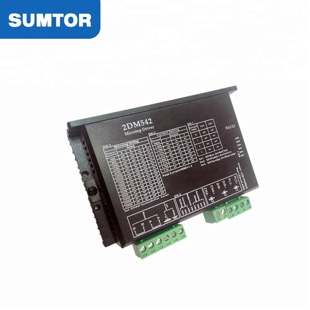 Цифровой 2DM542 дешевой цене 2-фазный драйвер шагового двигателя
