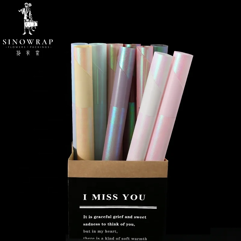 
Sparkle Sizzle To Your Special Packaging Material Iridescent Cello Polypropylene Sheet Film 