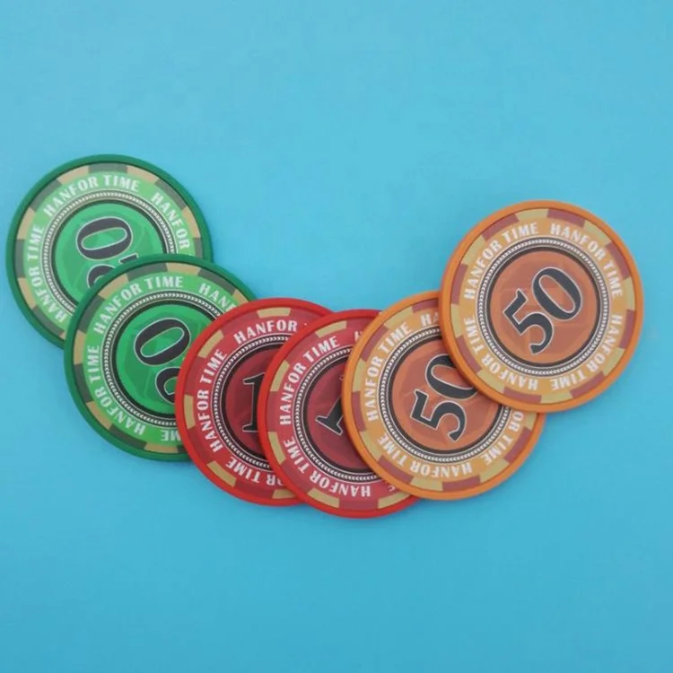 Small edge board game poker chip