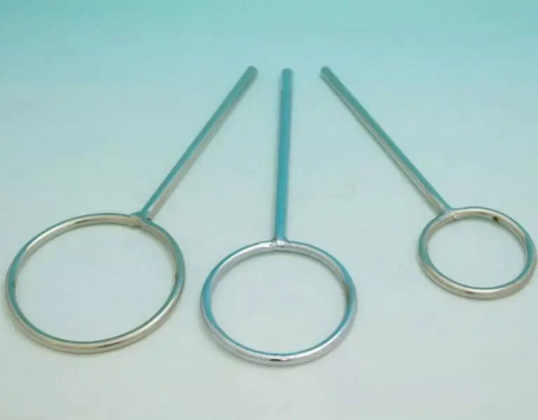 
Gelsonlab HSG-190 IRON ELECTROPLATE SUPPORT RING WITH STRAIGHT POLE 