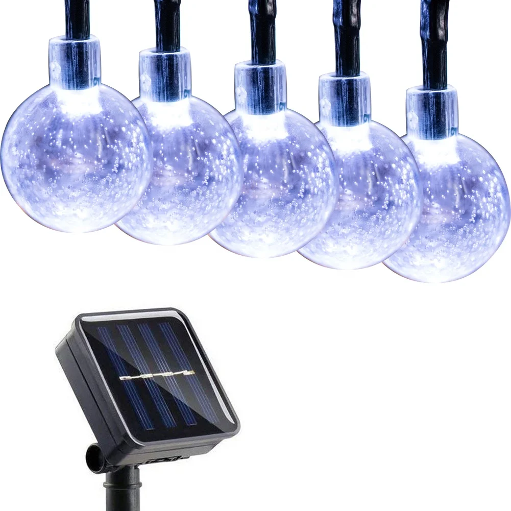 Diwali Colorful Solar Powered LED String Lights Outdoor Party decorative Lighting with Solar Power