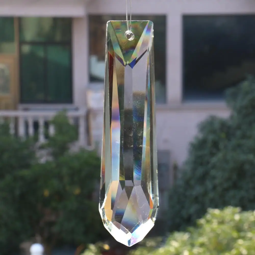 Customize Cheap Long Arrows Clear Glass Pendent Crystal Chandelier Prism