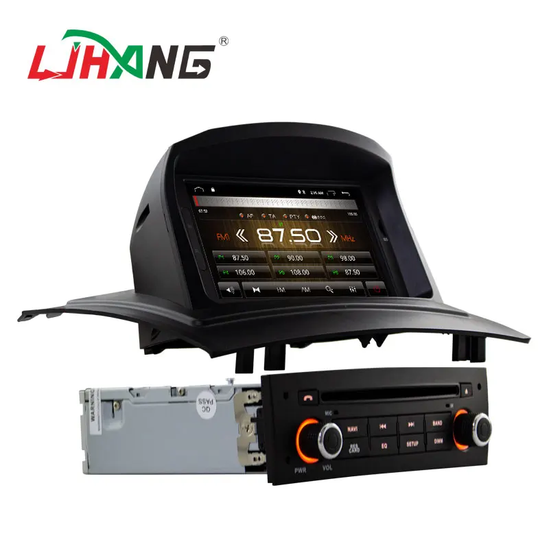 LJHANG 1din touch screen android 12 car dvd player  For Megane Fluence 2002-2008 Multimedia  Radio gps navigation audio system