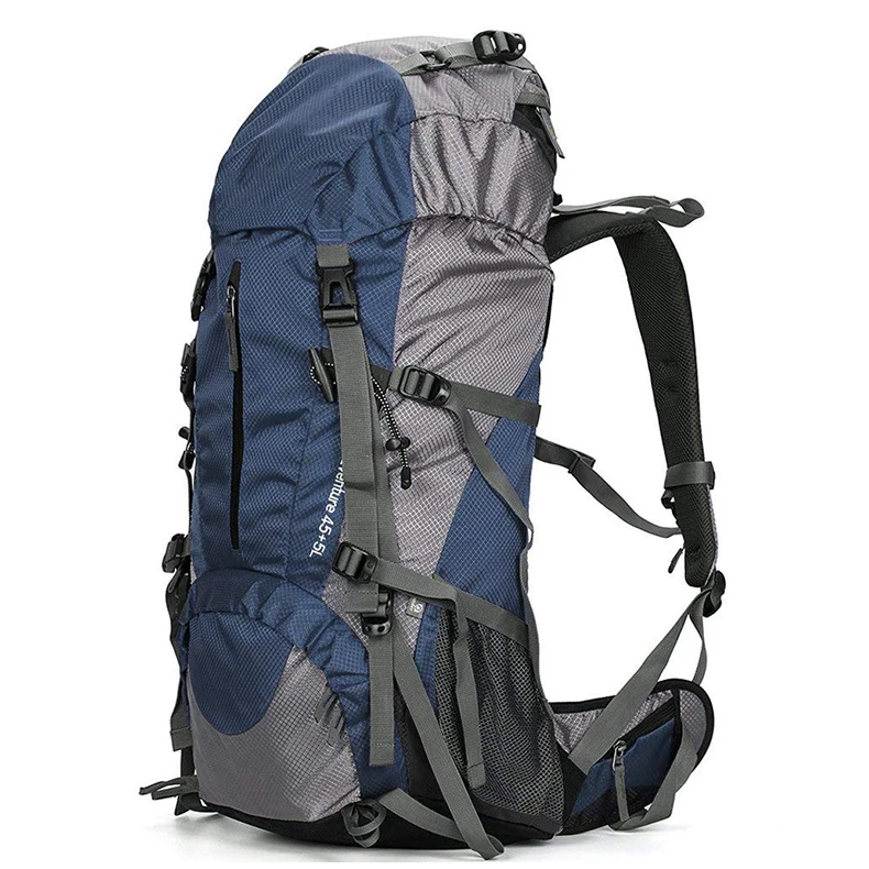 Водонепроницаемые походные сумки для альпинизма 50 л с дождевиком