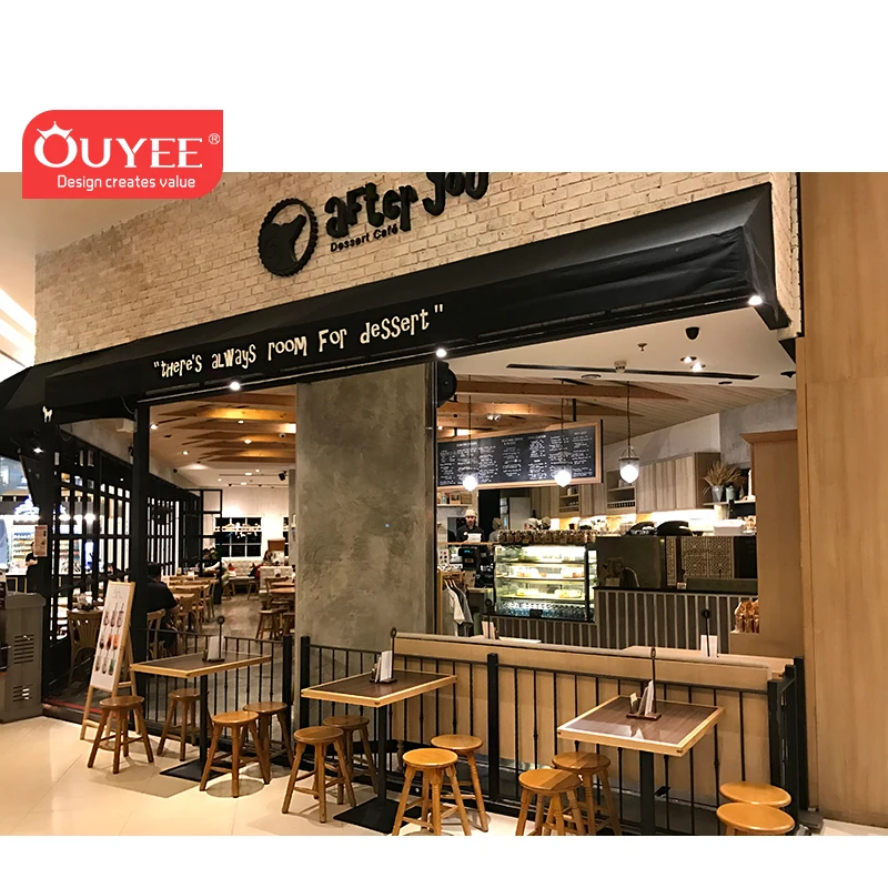 New style food mall kiosk for shopping mall coffee cup kiosk