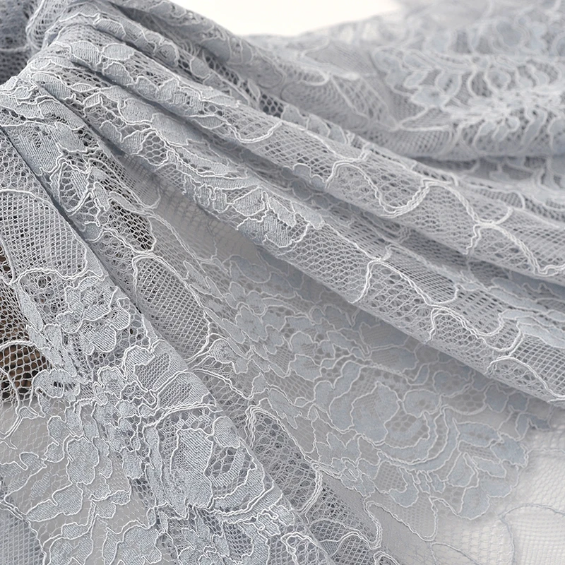 Chinese suppliers sell high quality solid color cheap hot Dubai French lace fabric