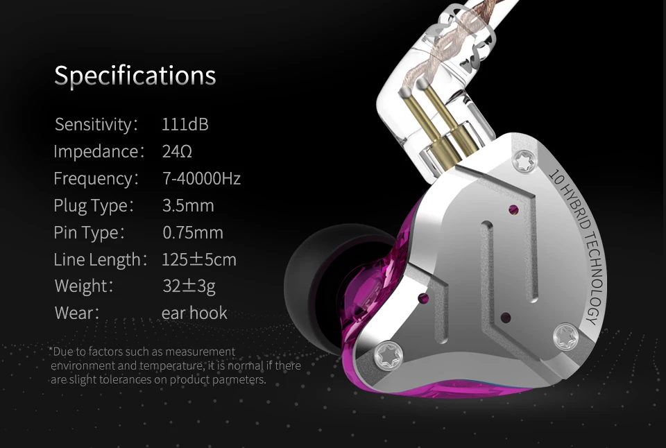  KZ ZS10 PRO металлическая гарнитура 4BA + 1DD гибридные наушники-вкладыши HIFI с басами 10