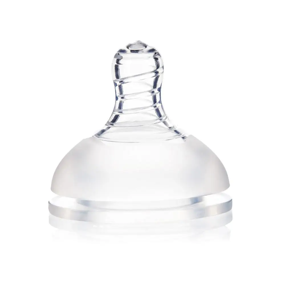 Standard-Neck realistic liquid silicon nipple baby teat