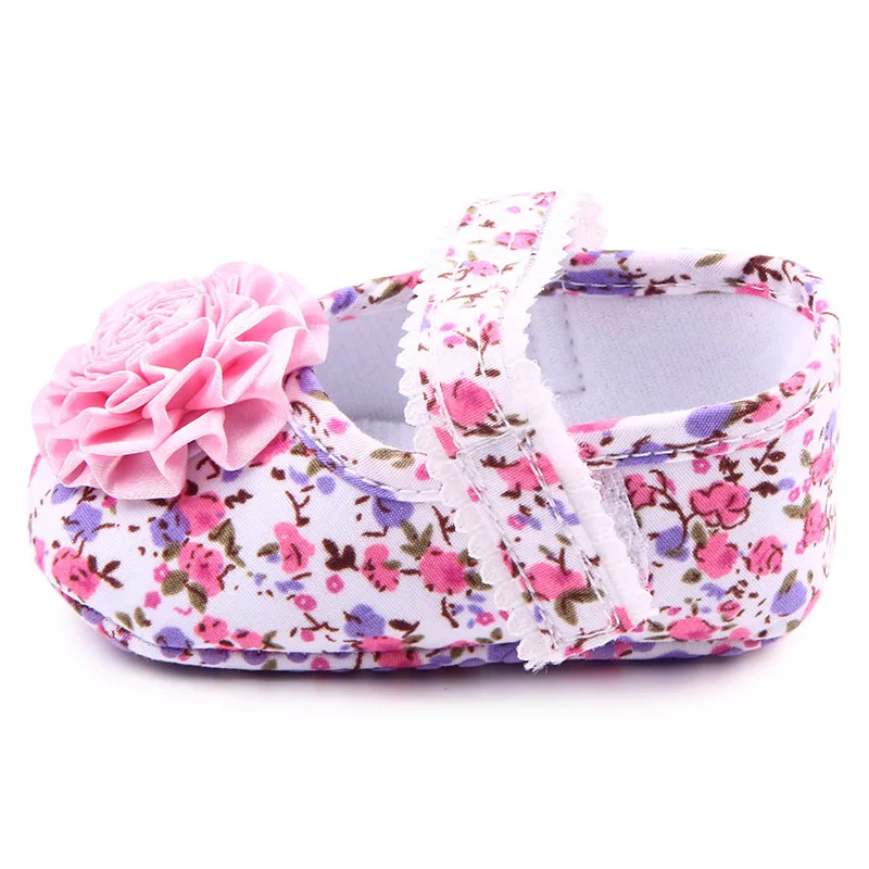 Wholesale flower design baby girl shoes infant shoes