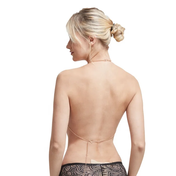 CCbodiy Sexy Women Girls Chainmail Sequin Bra Chain for Night Club