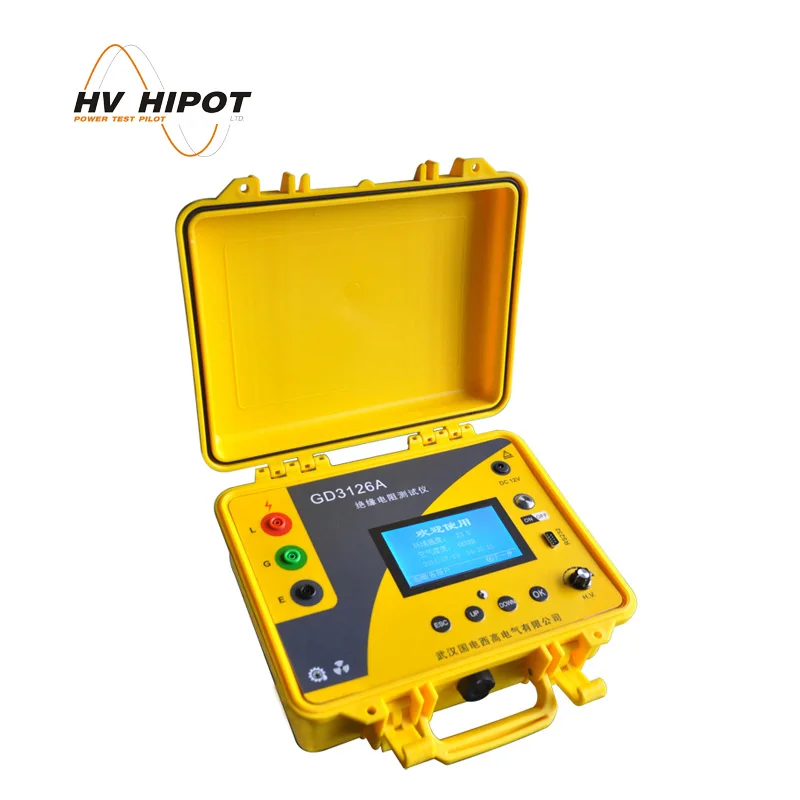 На месте GD3126 цифровой тестер сопротивления изоляции