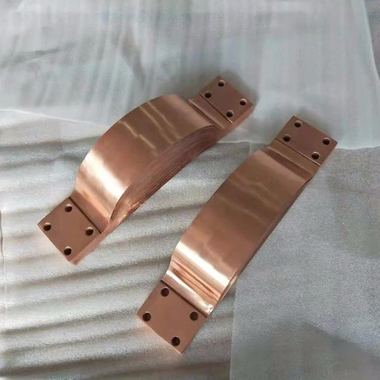 Медная фольга мягкая связь медные трубы фитинги медная ламинированная гибкая шунты