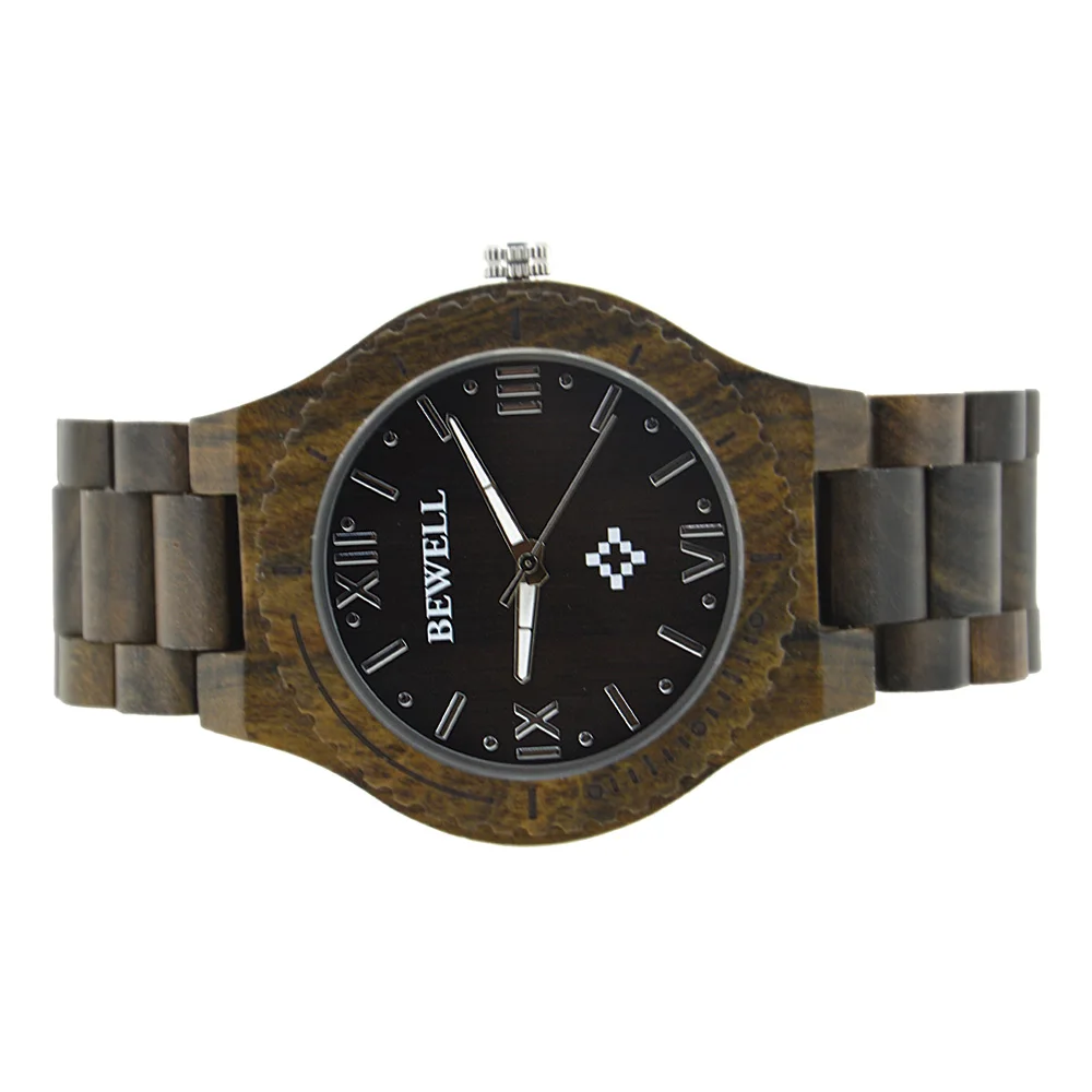 Most Popular bewell wood watch for man in stock