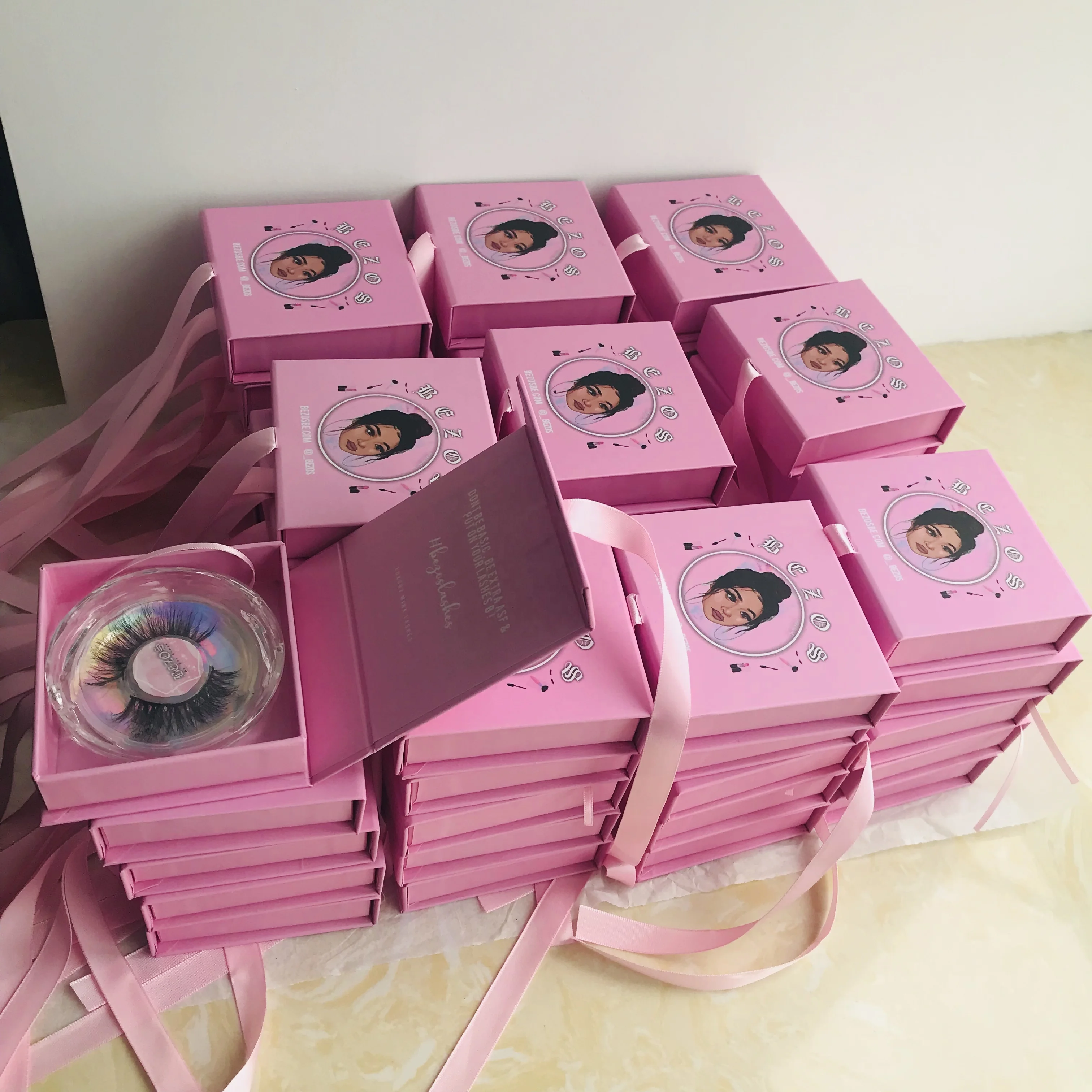  Материал для человеческих волос Nicetime Lashes и частный ярлык/сервис OEM/Упаковка под заказ упаковочная коробка накладных
