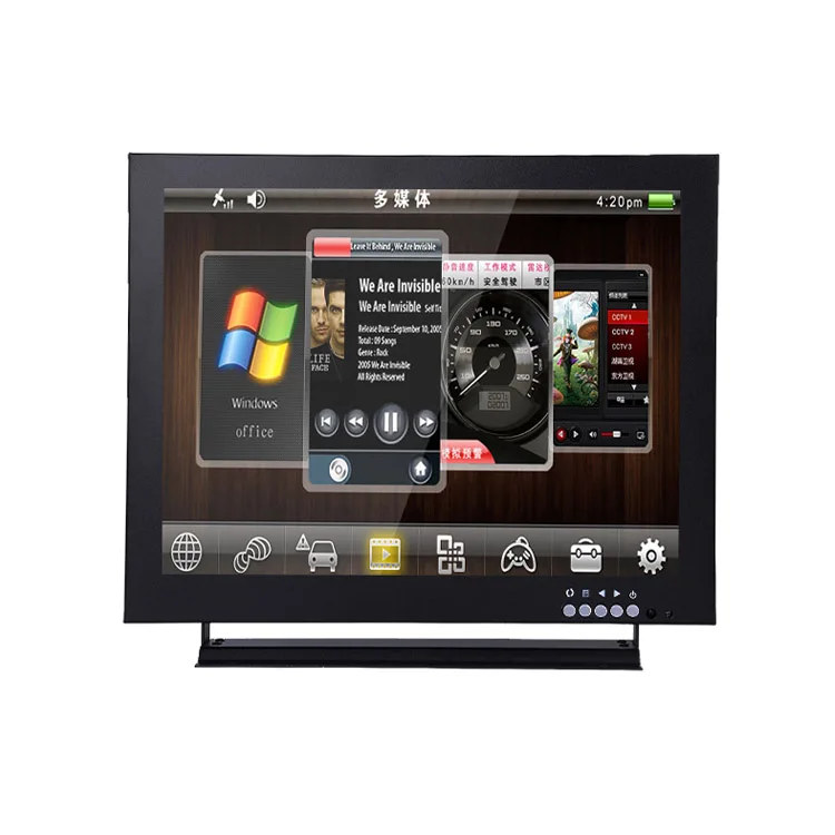 TFT портативный мини светодиодный экран 10,4 дюймов LCD USB Power монитор cctv