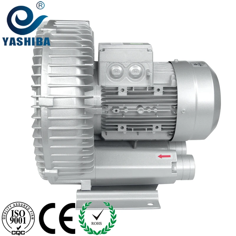 
YASHIBA high pressure mini air blower 4HP 3KW220v air side channel ring blower 
