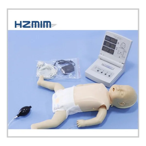 CPR training infant baby manikin with controller, CPR infant manikin