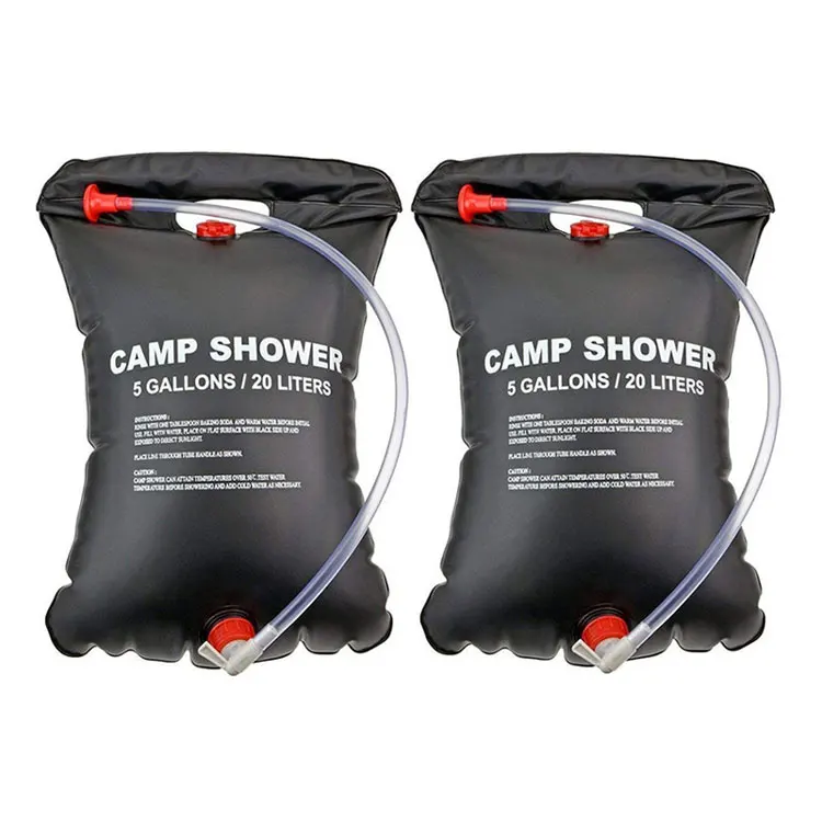 2020 Summer Production	wholesale camping supplies Solar Heating Shower Bag Summer Items Other Camping Solar Heating Shower Bag