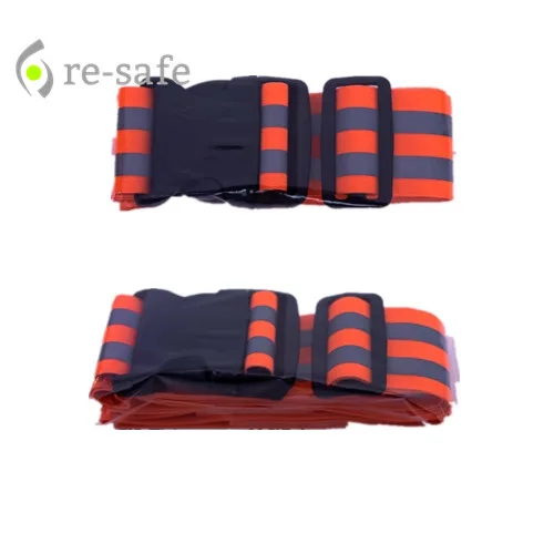 360 high visibility student reflective gear, glow belt, backpack band